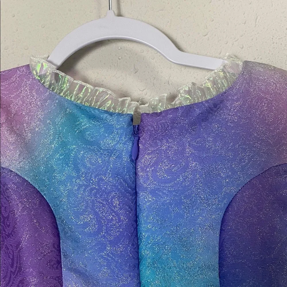 Disney Parks 50th Anniversary Minnie Mouse Dress Girls 9/10 Iridescent Costume